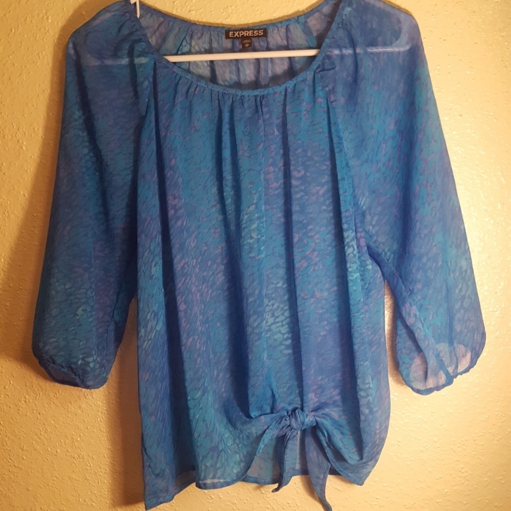 Blue blouse